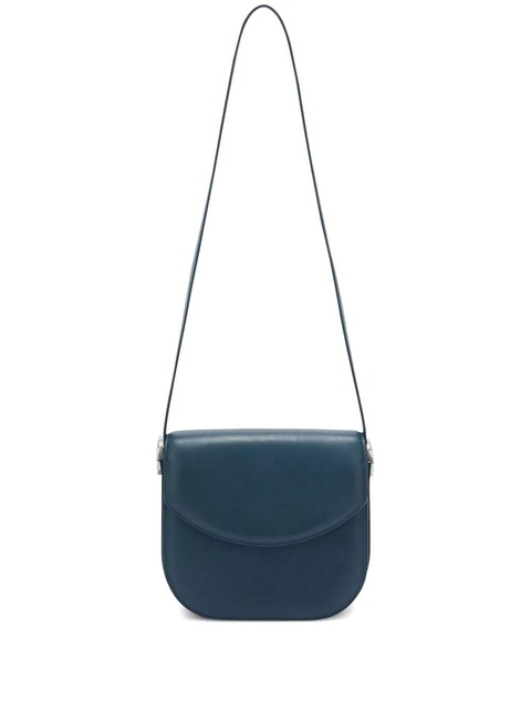 Jil Sander Coin leather crossbody bag - Blue - zdjęcie produktu nr 1