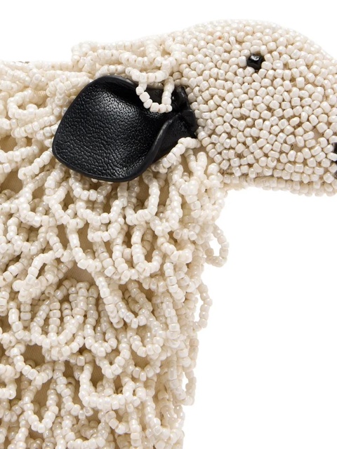 STAUD Dolly beaded clutch - Neutrals - zdjęcie produktu nr 1