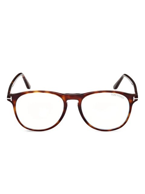TOM FORD Eyewear round-frame glasses - Brown - zdjęcie produktu nr 1