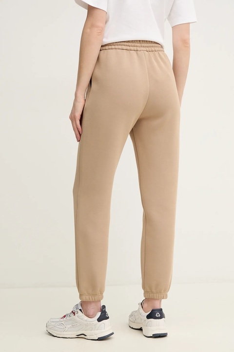 MACKAGE spodnie dresowe damskie kolor beżowy gładkie NEV.R - zdjęcie produktu nr 1