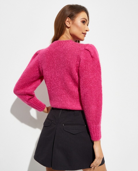 ISABEL MARANT - Różowy sweter z moheru Emma - zdjęcie produktu nr 1