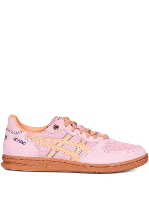 ASICS Skyhand og embroidered-logo suede sneakers - Pink - zdjęcie produktu nr 1