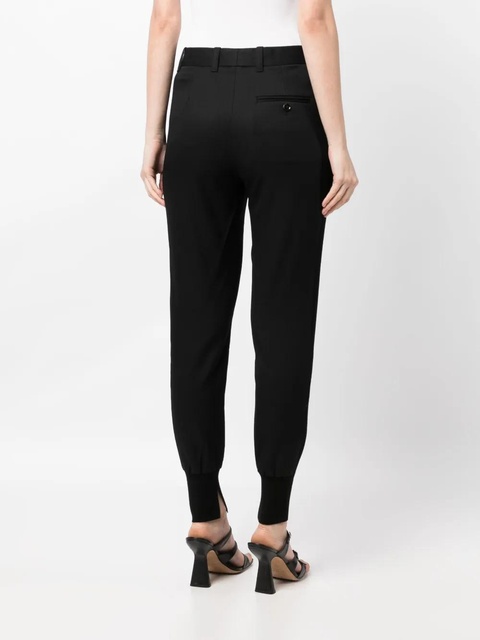 3.1 Phillip Lim mid-rise wool tapered trousers - Black - zdjęcie produktu nr 1