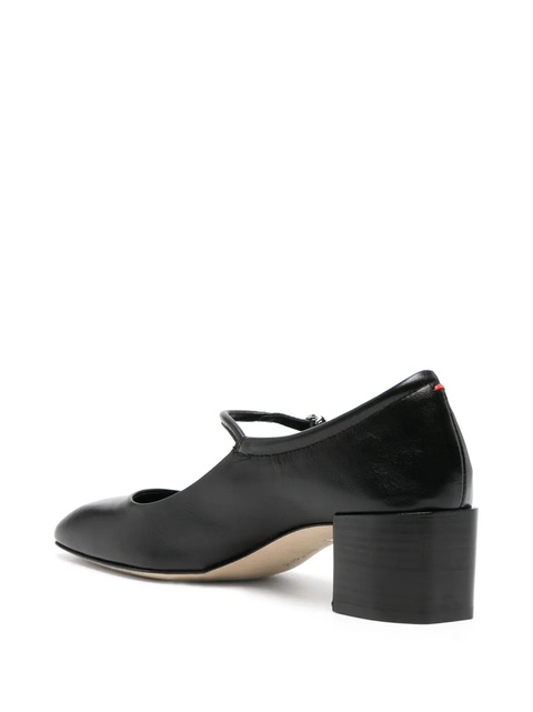 Aeyde Aline 45mm leather pumps - Black - zdjęcie produktu nr 2