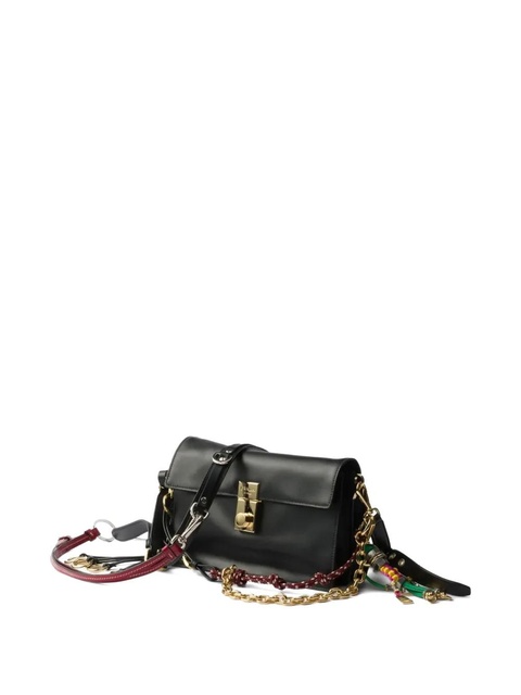 Prada Soft Sound chain-detail shoulder bag - Black - zdjęcie produktu nr 2