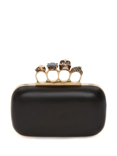 Alexander McQueen Knuckle clutch bag - Black - zdjęcie produktu nr 1