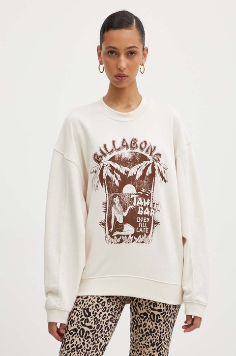 Billabong bluza ALOHA damska kolor beżowy z aplikacją EBJFT00128 - zdjęcie produktu nr 1