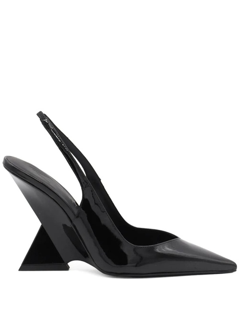 The Attico 105mm Cheope leather pumps - Black - zdjęcie produktu nr 1