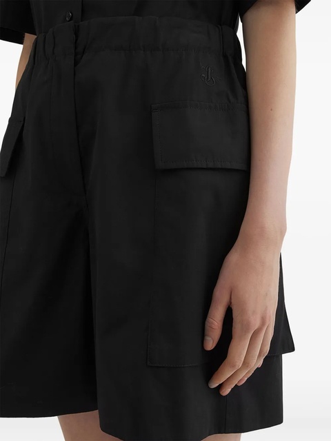 Jil Sander cotton shorts - Black - zdjęcie produktu nr 2