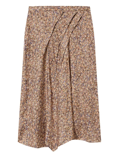 ISABEL MARANT draped caciamain midi skirt - Neutrals - zdjęcie produktu nr 1