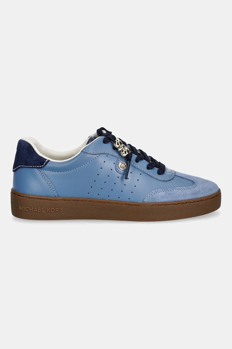 MICHAEL Michael Kors sneakersy skórzane Scotty damskie kolor niebieski 43F5SCFS1S.457 - zdjęcie produktu nr 2