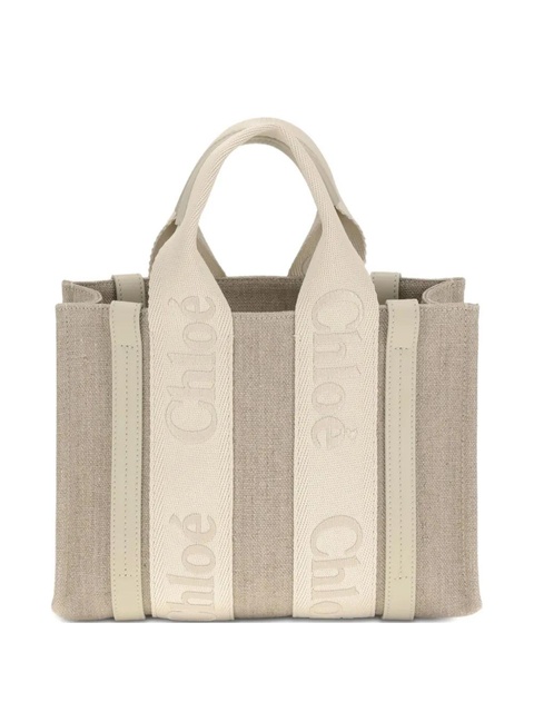 Chloé small Woody tote bag - Neutrals - zdjęcie produktu nr 1