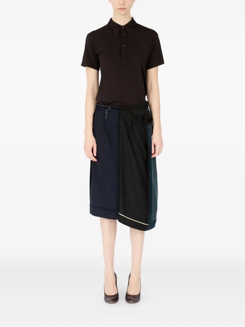 Maison Margiela asymmetric midi skirt - Blue - zdjęcie produktu nr 2