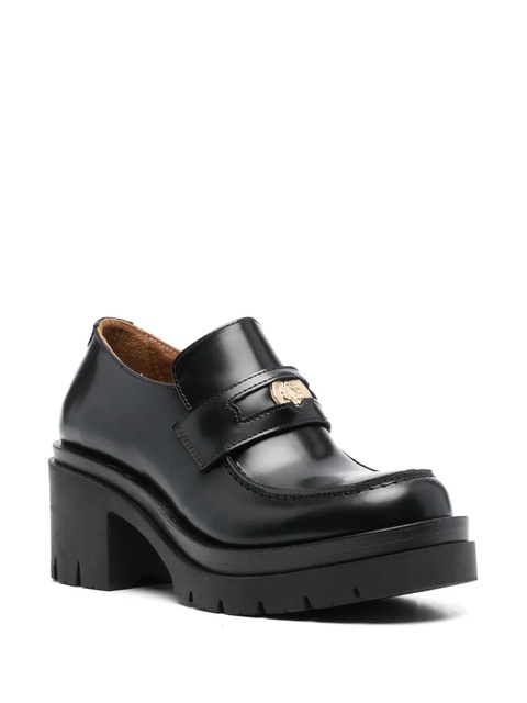 Maje 100mm leather loafers - Black - zdjęcie produktu nr 2