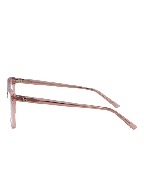 Gucci Eyewear geometric-frame glasses - Pink - zdjęcie produktu nr 1