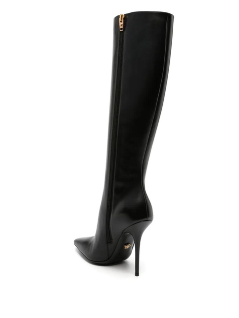 Versace Medusa '95 110mm leather boots - Black - zdjęcie produktu nr 2