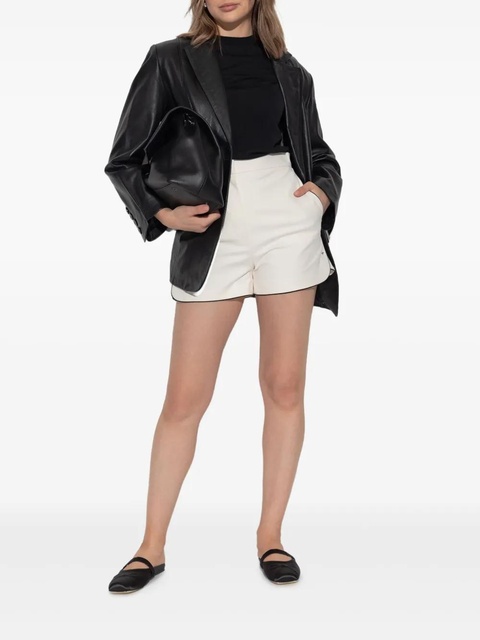 Max Mara Orbita high-waisted tailored shorts - White - zdjęcie produktu nr 1