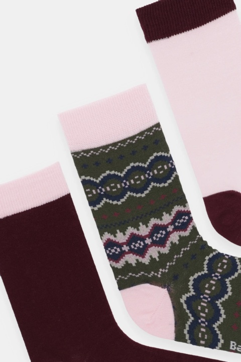 Barbour skarpetki 3-pack kolor zielony LGS0102 - zdjęcie produktu nr 2