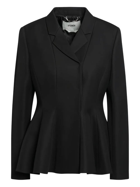 FENDI single-breasted blazer - Black - zdjęcie produktu nr 1
