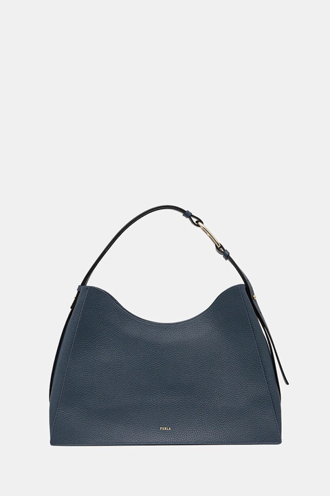 Furla torebka skórzana kolor niebieski WB01246.HSF000.GU000 - zdjęcie produktu nr 1
