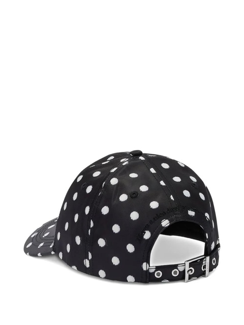 GANNI polka-dot baseball cap - Black - zdjęcie produktu nr 1