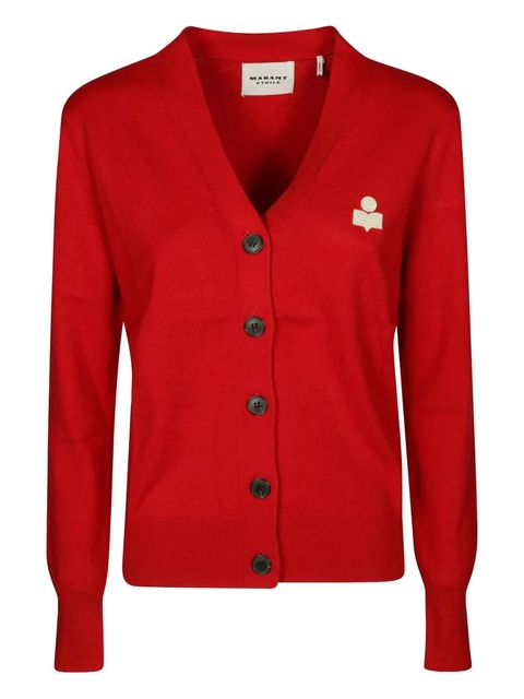 MARANT ÉTOILE Karina cardigan - Red - zdjęcie produktu nr 1