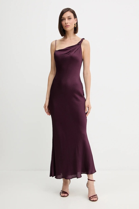 Twinset sukienka kolor bordowy maxi rozkloszowana 252TP2360 - zdjęcie produktu nr 1