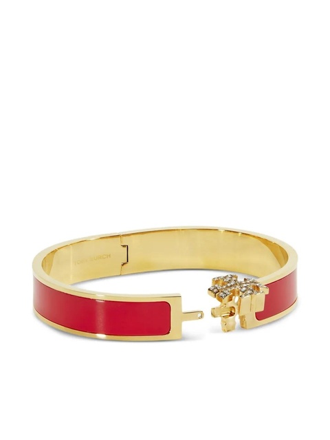 Tory Burch crystal-embellishment bracelet - Gold - zdjęcie produktu nr 2