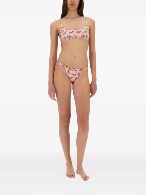MC2 Saint Barth zebra-print bikini top - Pink - zdjęcie produktu nr 2