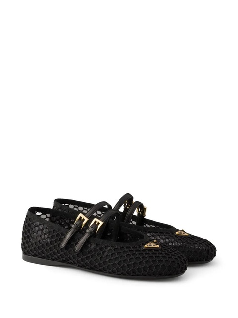Prada mesh ballerina shoes - Black - zdjęcie produktu nr 2