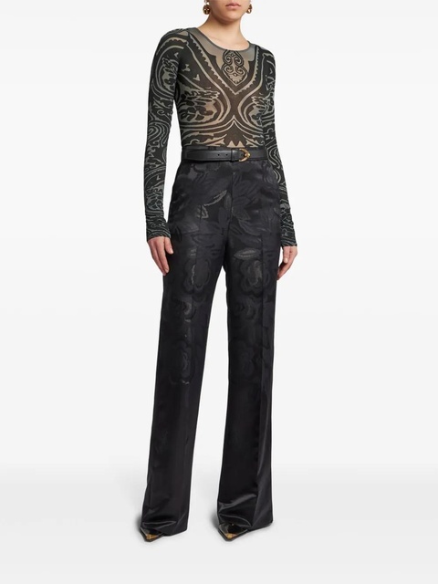 ETRO paisley-print bodysuit - Black - zdjęcie produktu nr 2