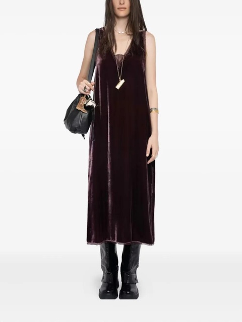 Zadig&Voltaire Renzo velvet dress - Red - zdjęcie produktu nr 1