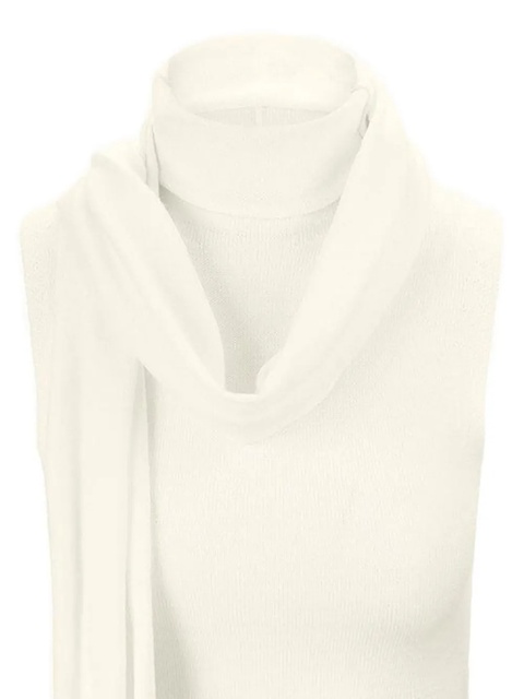 STAUD turtleneck scarf top - Neutrals - zdjęcie produktu nr 1
