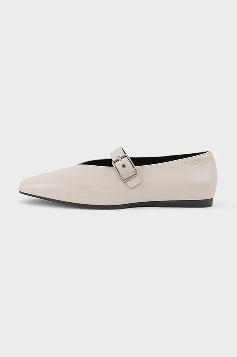 Vagabond Shoemakers baleriny skórzane WIOLETTA kolor beżowy 5701-201-02 - zdjęcie produktu nr 1