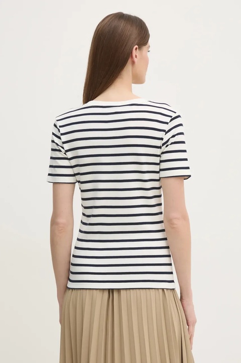 Tommy Hilfiger t-shirt bawełniany damski kolor biały WW0WW40584 - zdjęcie produktu nr 2