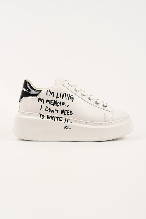 Karl Lagerfeld sneakersy skórzane ANAKAPRI damskie kolor biały KL63512 - zdjęcie produktu nr 1