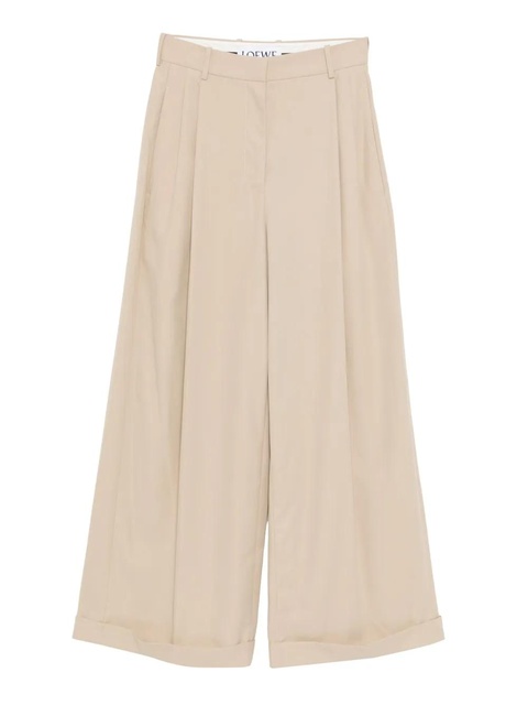 LOEWE cotton trousers - Neutrals - zdjęcie produktu nr 1