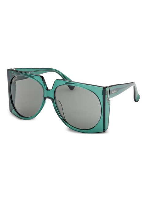 Max Mara Eyewear oversized-frame sunglasses - Green - zdjęcie produktu nr 1