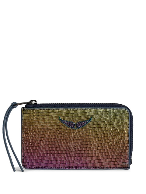 Zadig&Voltaire ZV iridescent-effect wallet - Yellow - zdjęcie produktu nr 1