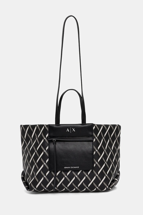 Armani Exchange torebka kolor czarny XW001538 AF17255 - zdjęcie produktu nr 1