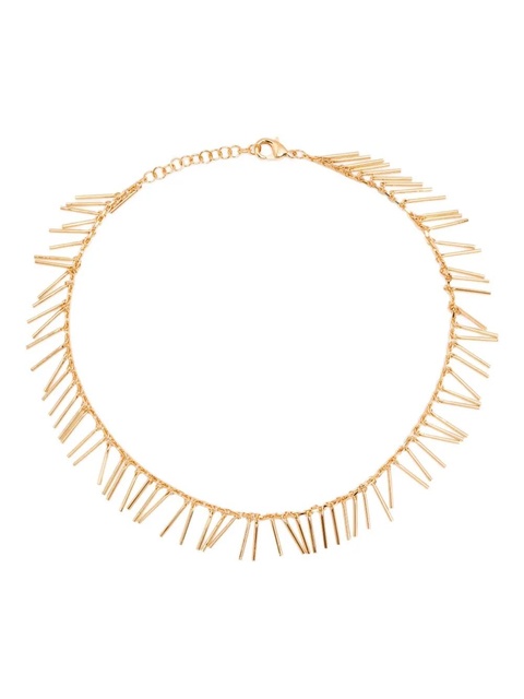 Jil Sander needle-detail necklace - Gold - zdjęcie produktu nr 1