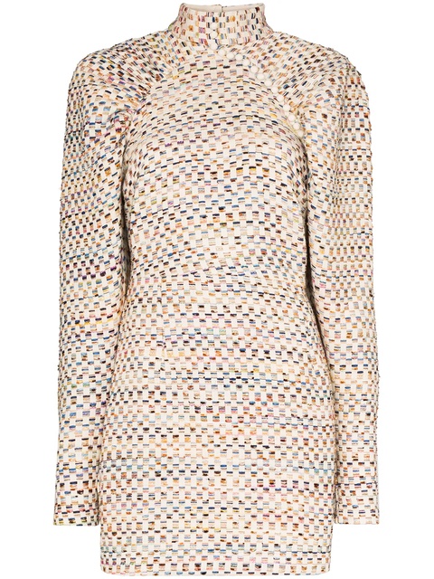 ROTATE BIRGER CHRISTENSEN Kim pouf-sleeve mini dress - White - zdjęcie produktu nr 1