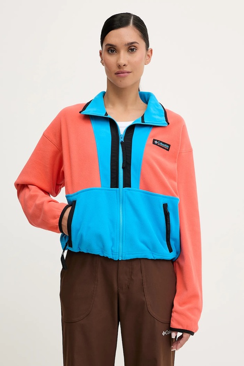 Columbia bluza polarowa Backbowl II FZ Fleece kolor niebieski wzorzysta 2092163 - zdjęcie produktu nr 1