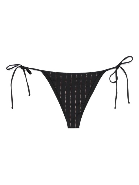 MC2 Saint Barth rhinestone-embellished bikin briefs - Black - zdjęcie produktu nr 1