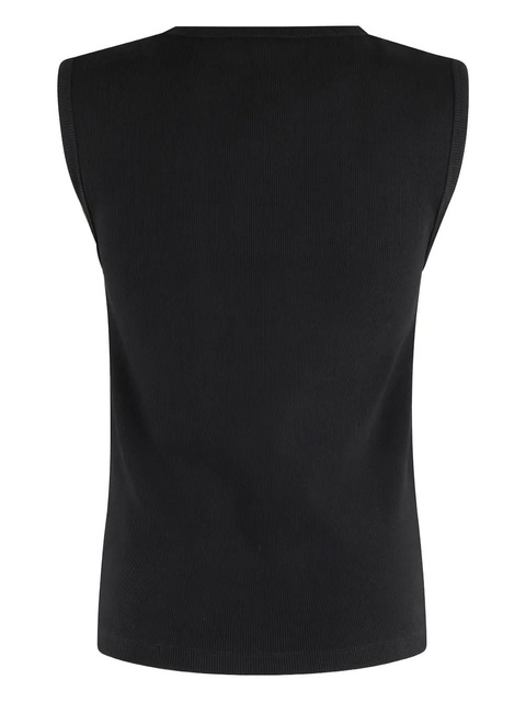 Róhe ribbed sleeveless top - Black - zdjęcie produktu nr 2