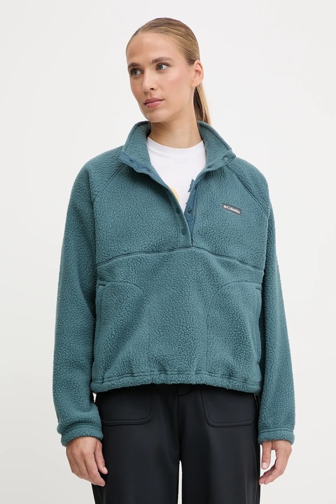 Columbia bluza polarowa Jasper damska kolor turkusowy gładka 2142381 - zdjęcie produktu nr 1