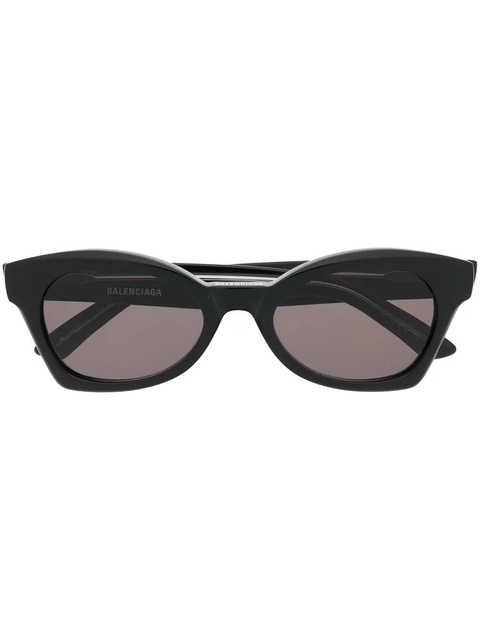 Balenciaga Eyewear logo-print square-frame sunglasses - Black - zdjęcie produktu nr 1