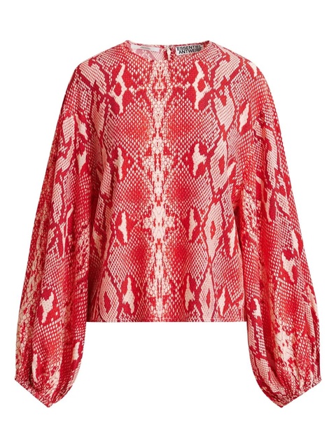 Essentiel Antwerp Inemy blouse - Red - zdjęcie produktu nr 1
