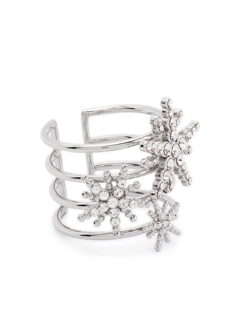 Maje crystal-detail ring - Silver - zdjęcie produktu nr 2