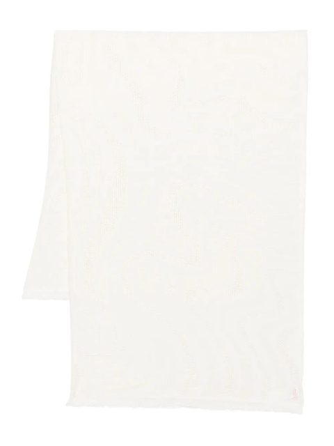 Max Mara Pirania textured Alpaca-wool scarf - White - zdjęcie produktu nr 1